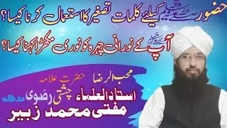 Hazor pak SAWW k liye noorani chehra lafz istimal krna kaisa ha