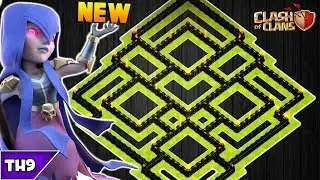 NEW TOWN HALL 9 FARMING/TROPHY BASE 2017! TH9 HYBRID BASE SEPTEMBER  EDITION!! - CLASH OF CLANS(COC)