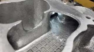 Edelbrock Performer RPM Sleeper manifold part #2. Runner taper, plenum notch, flows with 770cfm carb