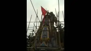 Vagheshvari mandir nutan Dhvajstambh aarohan.(1)