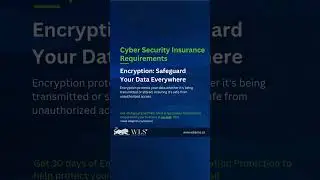Encryption (In Transit & At Rest) - Cybersecurity Insurance Requirement
