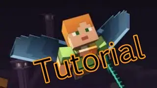 Mit Elytra schnell und racketen sparend Fliegen ✨Totorial✨