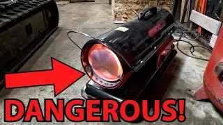 Обзор/обсуждение обогревателя Dyna-Glo Delux 80K BTU с принудительной подачей воздуха, работающег...