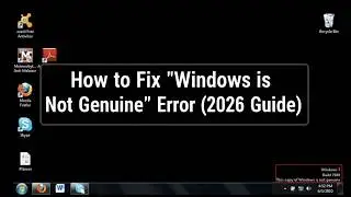 Как исправить ошибку &laquo;Windows не является подлинной&raquo; (руководство 2026 года)