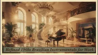 Elegant Vintage Orchestral Bossa Nova Instrumentals &ndash; Sunlit 1960s Brazilian Jazz for Work & Focus