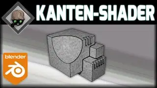 Kanten-Shader / Edge-Shader - Blender Tutorial