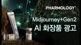 화장품 업계 최초 AI 광고_AI Ad_ Korean Cosmetics Pharmology_팜올로지 브랜드 세계관을 AI 작품으로 만든 아티스트 이윰_ Midjourney+Gen2