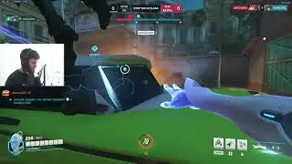 Dafran ECHO COMPETITIVE Gameplay! [ OVERWATCH VOD Replays ]