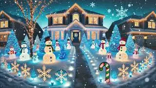 Lofi Christmas Music Playlist ⛄ Snowman Holiday House with Chill Winter Ambience