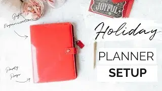 December Planner Set up | HOLIDAY + CHRISTMAS PLANNER 2017