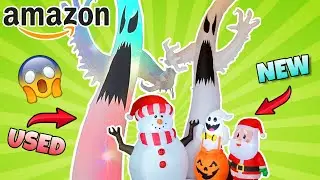 Покупаю новые и б/у надувные изделия на Amazon! Стоит ли оно того? Рождественские и Хэллоуинские ...