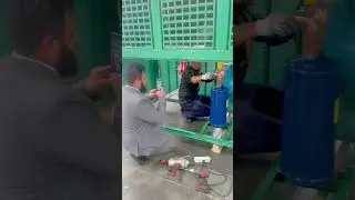 V type Air Cooled Condenser For Cold Storage #coldroomproject #condenser