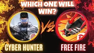 The OP comparison between Cyber Hunter VS Free Fire🥵 | Which game is best?🤔| Fully Compared Video🌟 |