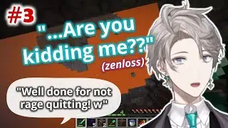 【ENG SUB】Taking the Big L (Zenloss) in Nether: Solo Minecraft #3【Kaida Haru / NIJISANJI】