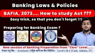 NRB & RBB Banking class in English Medium | How to study Banking Acts?