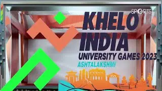 Logo of the Khelo India University Games 2023