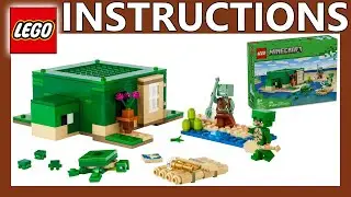 LEGO instructions | The Turtle Beach House | 21254 | LEGO MINECRAFT 2024
