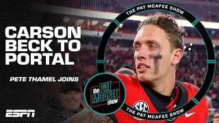 Carson Beck plans to enter the NCAA transfer portal 👀 What's his market?! | The Pat McAfee Show