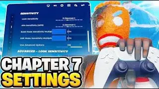 *NEW* BEST Controller Settings + Sensitivity For Fortnite Chapter 7! (PS4/PS5/XBOX/PC)