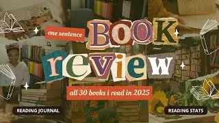 one sentence review of every book I read in 2025 📚 | reading recap wrap up