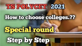 ts polycet 2021||how to choose weboptions in special phase||step by step process