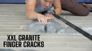 XXL Granite Finger Cracks by Atomik Climbing Holds