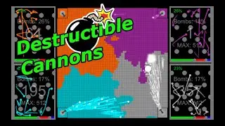 Territory Wars: Destructible Cannons | Multiply or Release Marble Race