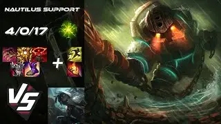 SUPPORT Nautilus vs Senna - NA Grandmaster Patch 25.S1.8