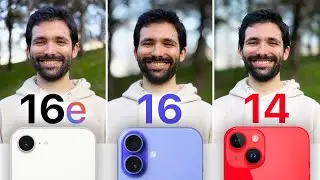 iPhone 16e vs iPhone 16 vs iPhone 14 🆚 COMPARATIVA CAMARAS 📸