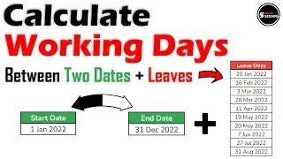 How to calculate working days in google sheets