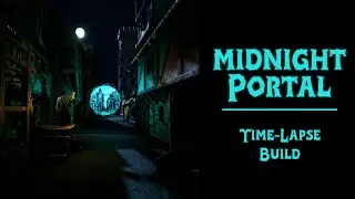 Midnight Portal | FlowScape Time-Lapse -Fantasy/SciFi City Concept Art