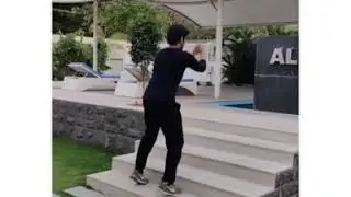Allu sirish workout at his house new video