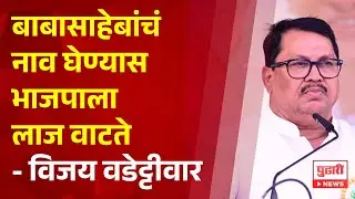 Pudhari News | बाबासाहेबांचं नाव घेण्यास भाजपाला लाज वाटते - विजय वडेट्टीवार