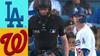 Los Angeles Dodgers vs Washington Nationals 7/25/2022 Game 1&2 Highlights | MLB July 25 Highlights