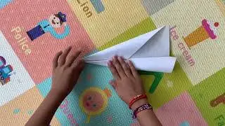 Day 3 how to make a bullet paper airplane