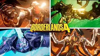 BORDERLANDS 4 - All Vault Guardian Boss Fights / Primordial Beasts (4K60FPS)