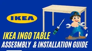 Ikea Ingo Table / Desk Assembly & Installation | Step by Step Guide