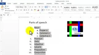 bullet  microsoft Word 2013
