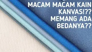 Macam-macam kain kanvas untuk pembuatan tas di konveksi tas Bandung | Nusam Studio