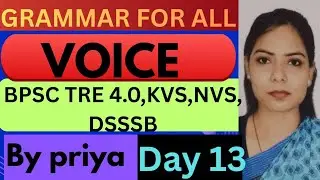 Voice Day 6 Live 🔥 | Miscellaneous English Questions | All Bihar & Jharkhand Exams | TRE 4.0 Special