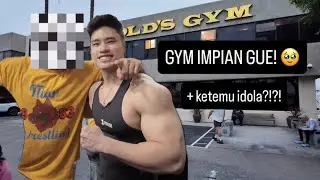 Akhirnya ngegym di Mecca of Bodybuilding! $50/day tapi worth it + ketemu idola 🥹