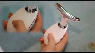 Neck Face Massager, 7 Color Face Neck Massager for Skin Care Routine at Home, Facial Massager