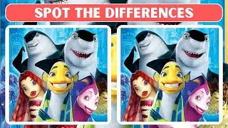 Shark Tale Movie Edition - Can You Find The Differences Game!