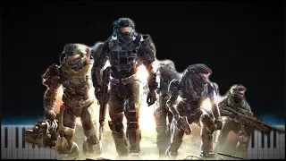 Ghosts and Glass - Halo Reach Piano Tutorial