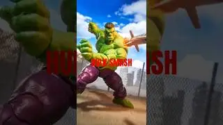Unleash the Marvel Legends Hulk Figure with Rocket Boosters! #shorts #marvel