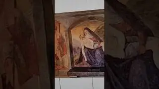 Древнейшие фрески в небольшом старинном костеле в Лучинико 15 век