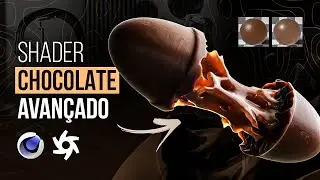 Como Fazer Textura de Chocolate usando Scattering (SSS) no OCTANE render