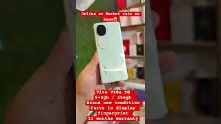 Vivo V40e 5G 8+8gb / 256gb Brand new Curve in display fingerprint #pryagaraj #shorts #vivo #vivov40