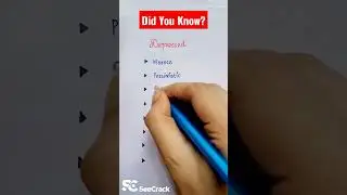Did you know these synonyms of the word 'Depressed'? - SeeCrack #seecrack #youtubeshorts