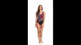 Longitude Continental Shirred Wrap One Piece | SwimOutlet.com